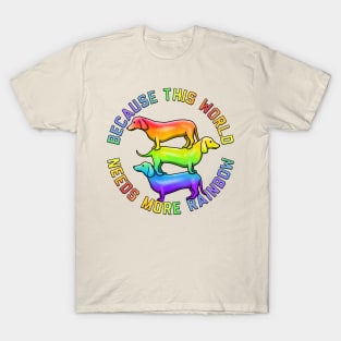 More Rainbow Doggies T-Shirt